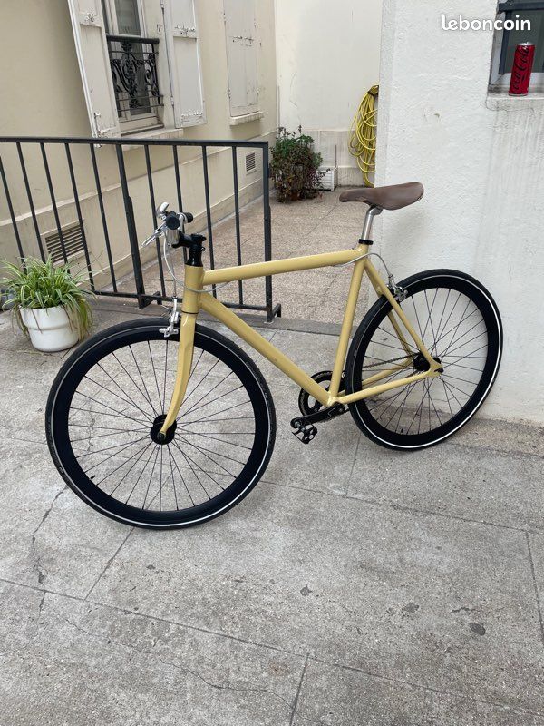 Fixie Bike Yellow Road Bike Tires City Bike Fixie Jaune Fixie