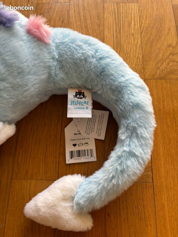 Jellycat Sky Dragon neuf avec étiquette – idée cadeau (image 4)