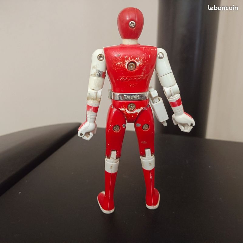 Figurine MASKMAN BIOMAN 2 SENTAI Taiwan 1987 Force rouge Die