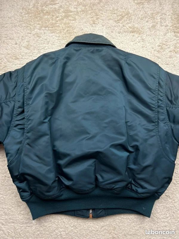 Jacket Bombers Schott marine Vintage y2k 90's- Type CWU-R - XL homme (image 8)
