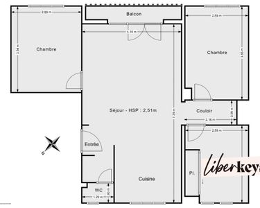 Appartement 145 000 € - 59 m²