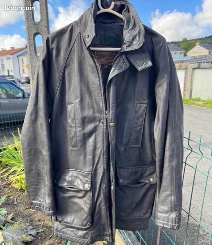 Blouson en cuir Redskins, taille M Vintage (image 3)