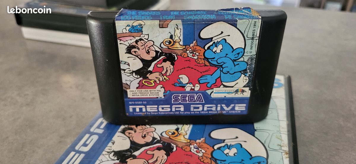 Les schtroumpfs mega drive 15euros (image 2)