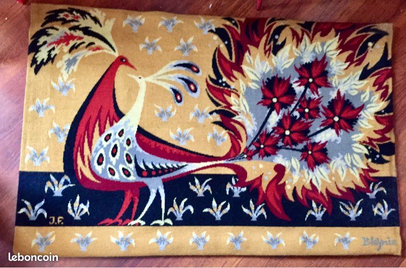 Tapisserie d’Aubusson Bouquet d’oiseaux (image 5)