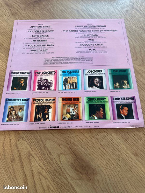 Vinyle The Beatles - First and Tony Sheridan • 33 tours (image 2)