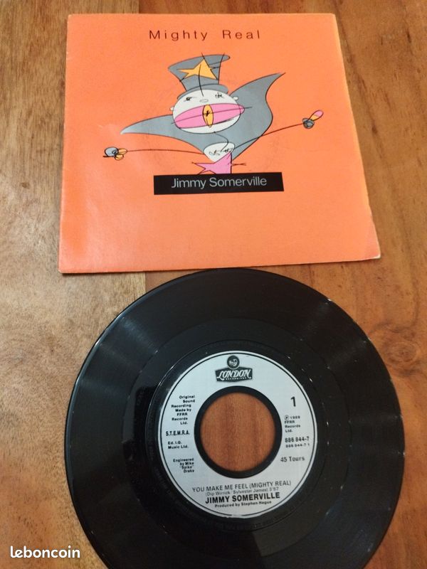 Jimmy Somerville Mighty Real 45t (image 1)