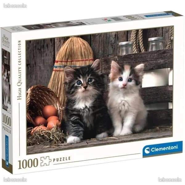 Puzzle chatons 1000p (image 1)