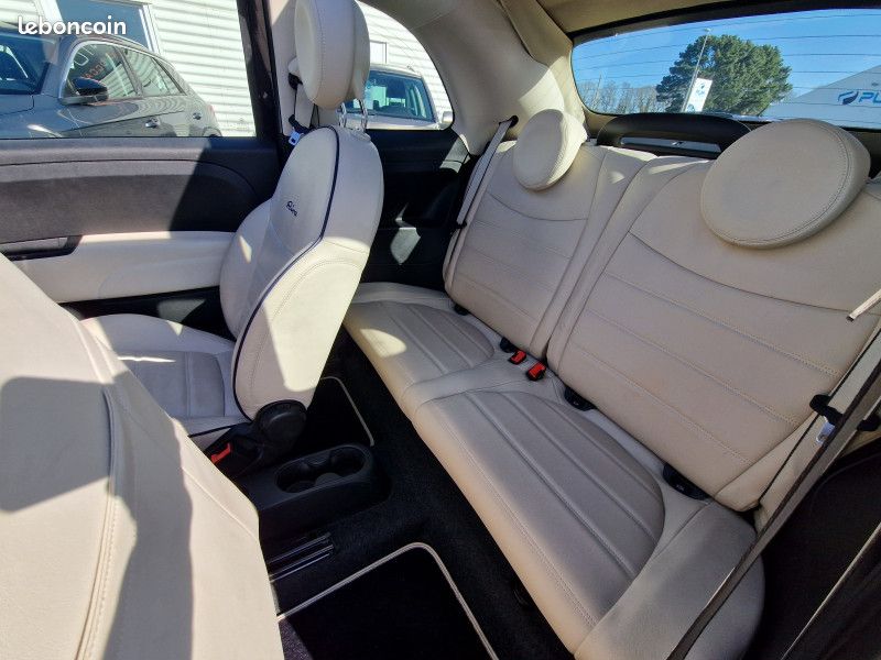 Fiat 500C 0.9 8V TWINAIR 105CH S&S RIVA (VOLANT BOIS) (image 8)