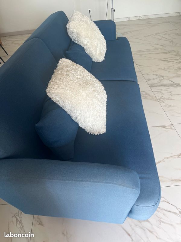Canapé blue (maison du monde) (image 3)