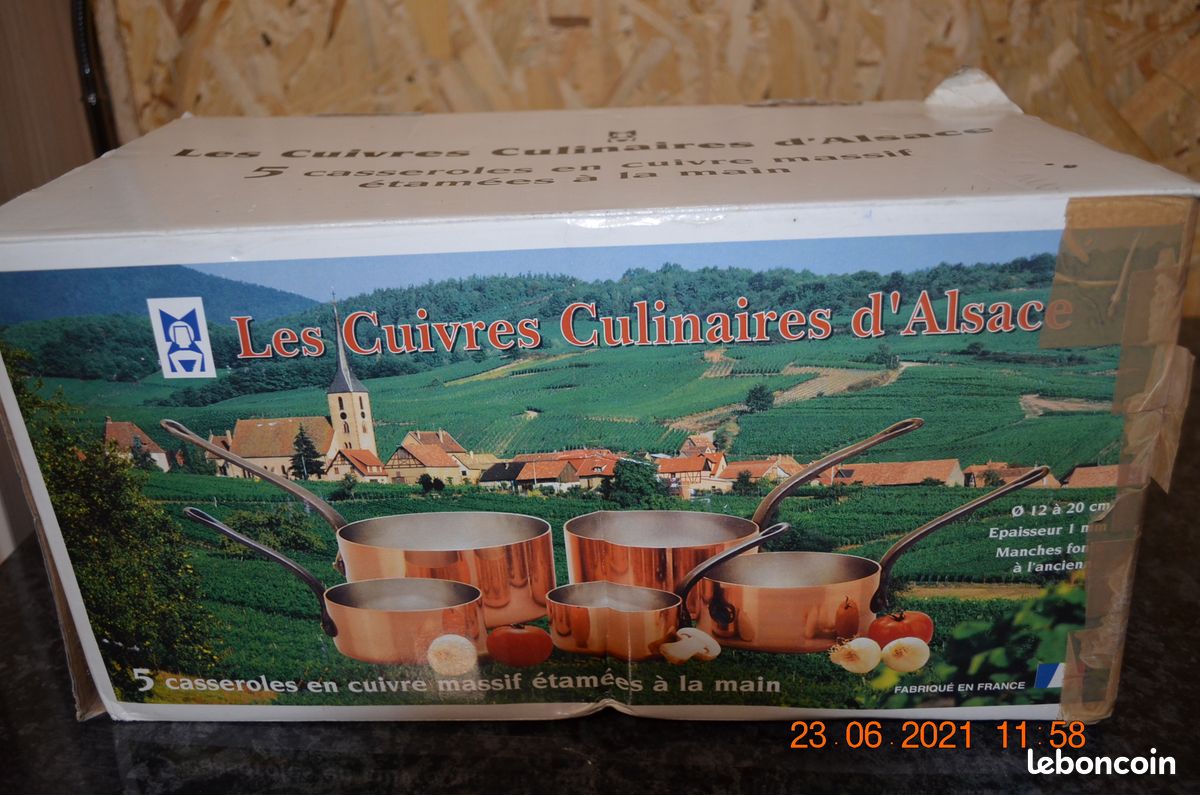 Service casseroles en cuivre (image 1)