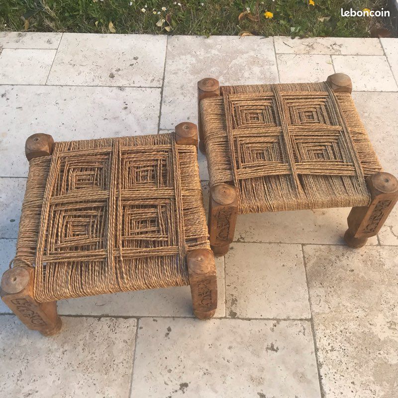 2 tabourets indiens (image 1)