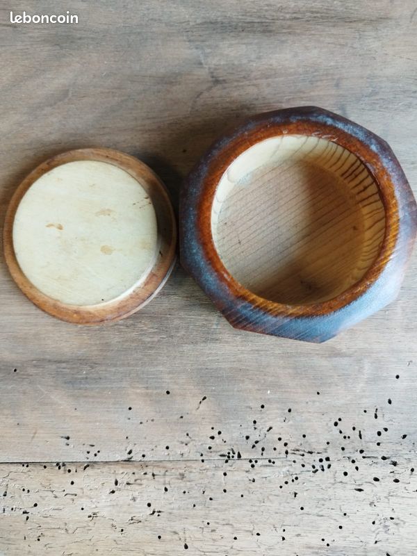 Petite boîte en bois tête de bretonne (image 7)