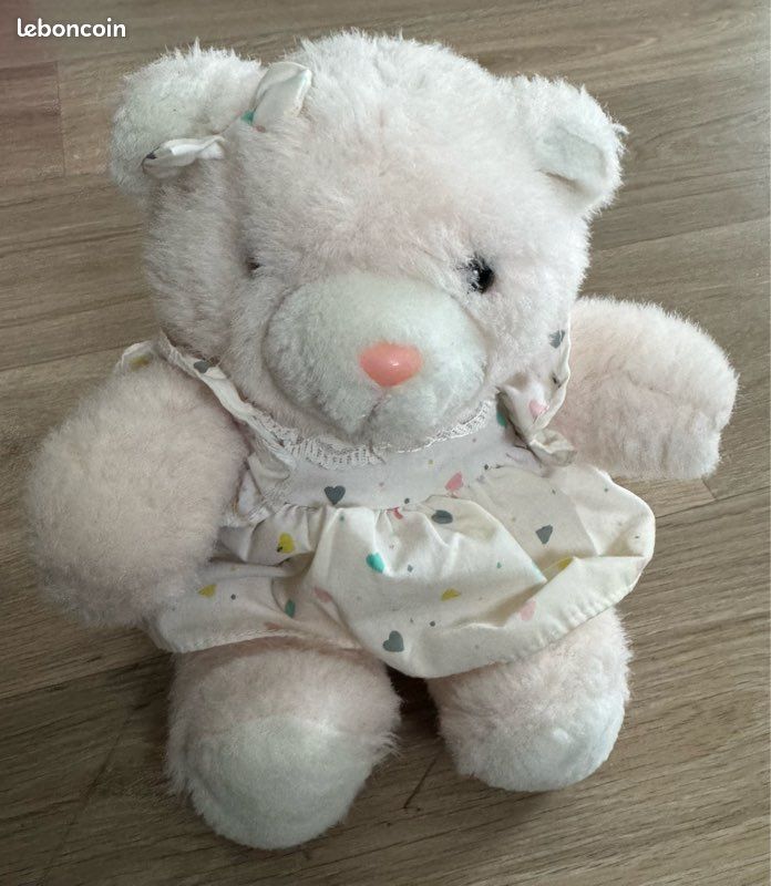 Peluche nounours rose (image 2)