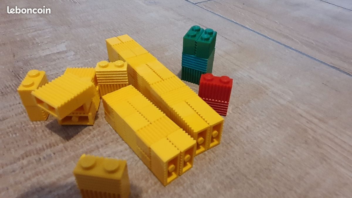 Vrac Lego briques cannelées (image 2)