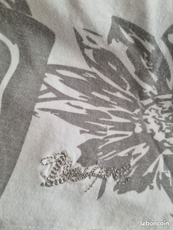 Robe Desigual blanche et grise taille 38 (image 4)