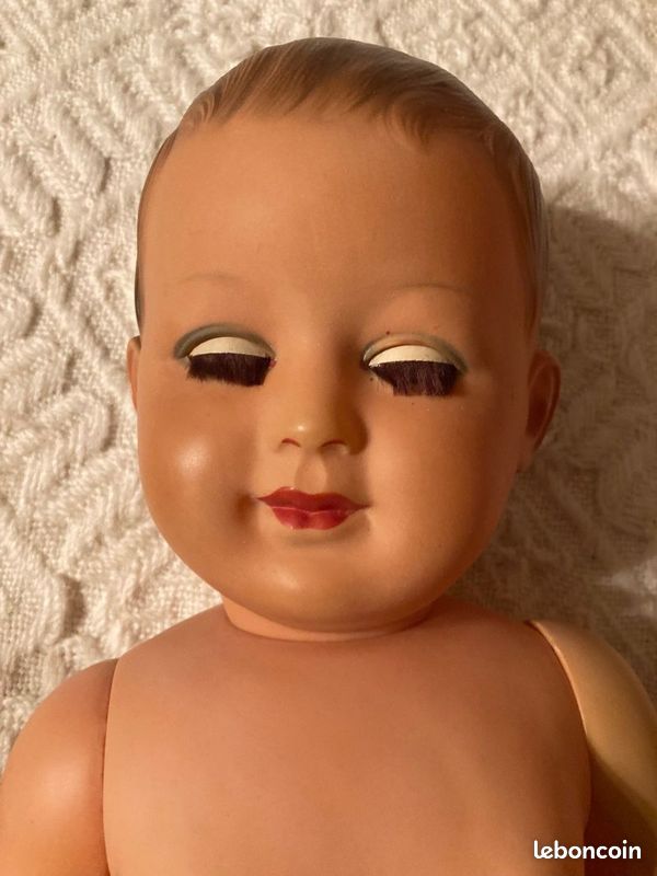 POUPEE BAIGNEUR POUPON CELLULOID ANCIEN ANCIENNE S.I.C SIC
