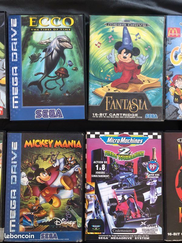 Jeu MegaDrive / Genesis US : Mickey Fantasia - Version Américaine - Bon état (boîtier Inclus)