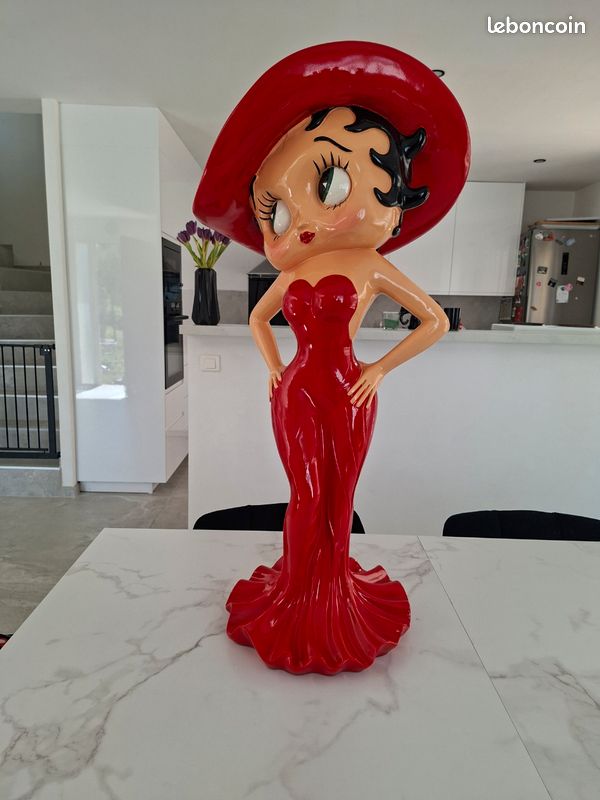 Statue résine » Betty Boop »Vintage - Décoration