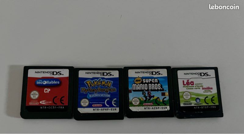 Lot de 4 jeux Nintendo 3 DS (image 1)