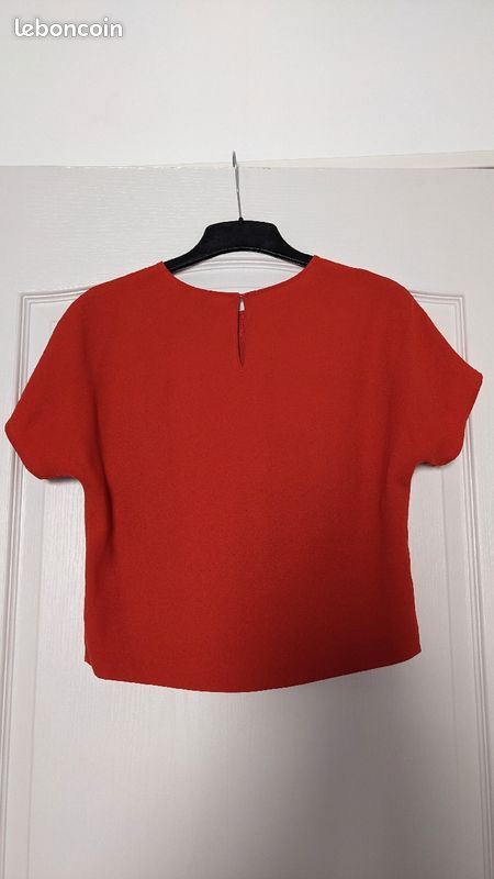 Blouse rouge Mango XS (image 3)