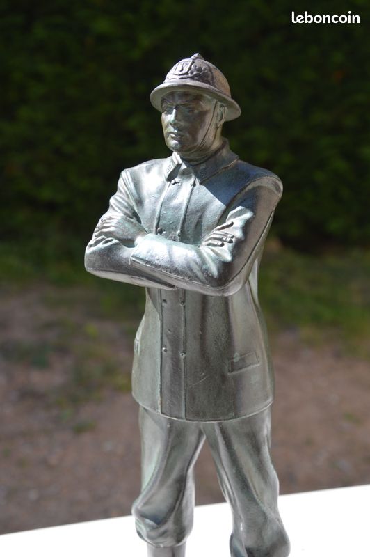 SAPEUR POMPIER ancien Bronze (image 2)