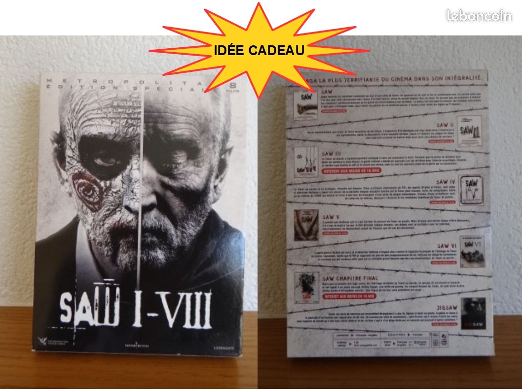 COFFRET l'INTÉGRALE SAW - 8 FILMS - [DVD] - DVD - Films