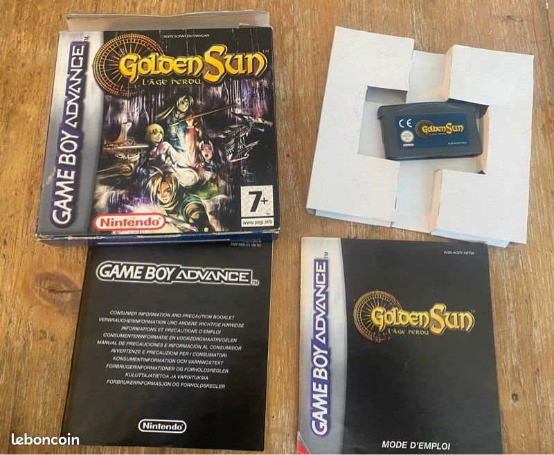 Golden Sun : L'Âge Perdu Sur Gameboy Advance – Cartouche Seulement (loose), Bon état
