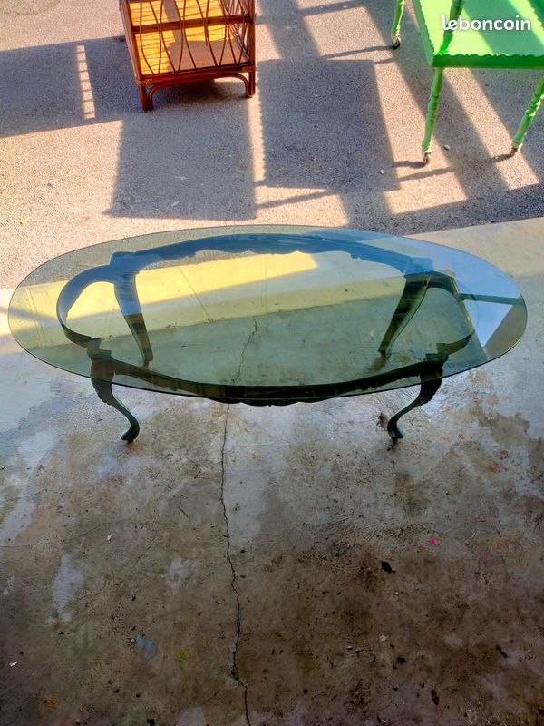 Table basse en fer forgé (image 5)