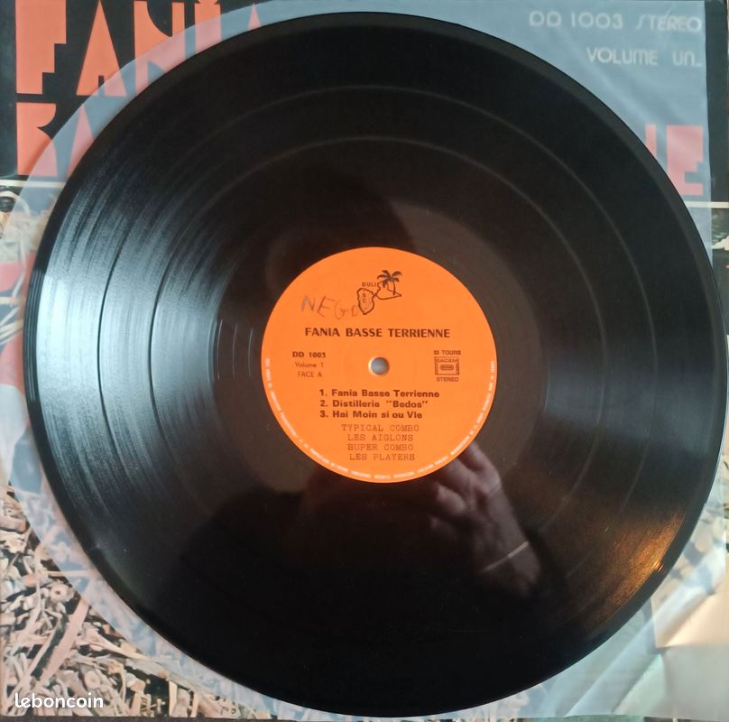 Disque Vinyle Fania Basse Terrienne "Fania Basse Terrienne Volume 1" (image 4)