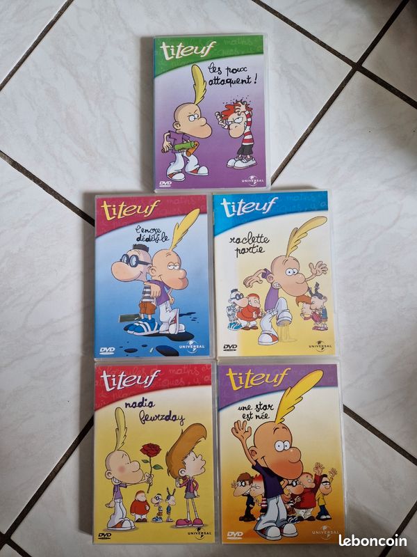 Lot 5 DVD titeuf (image 1)