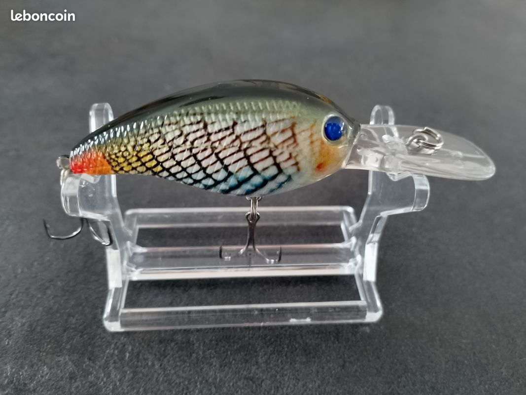 Lot De 3 Leurres Vintage REBEL Amazing Minnow F-101 Argent, Boîte D'origine Crankbait USA 1970