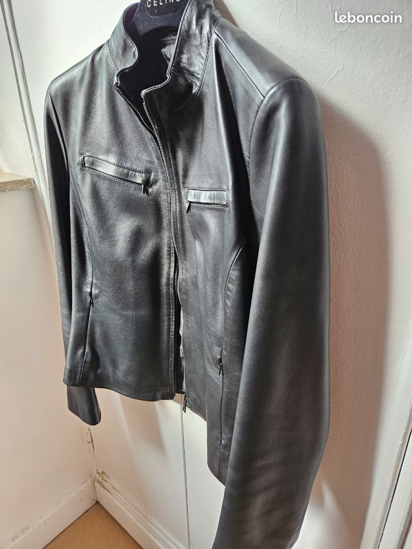 Blouson en cuir d'agneau (image 2)