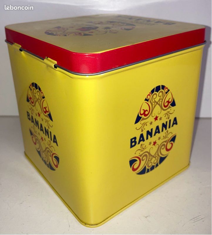 Petite Boîte Carton Factice Banania Y'abon CUISINE Dinette Poupée - Ancienne, Parfait état