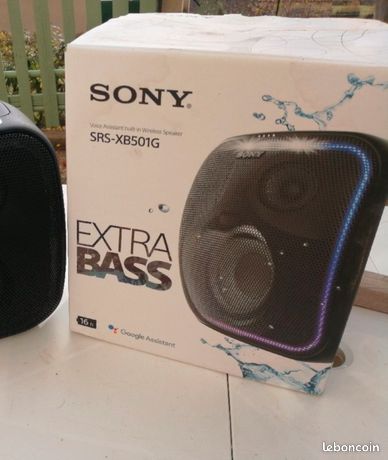 Enceinte nomade Bluetooth Sony SRS-XB501G Extra Bass Intelligente
