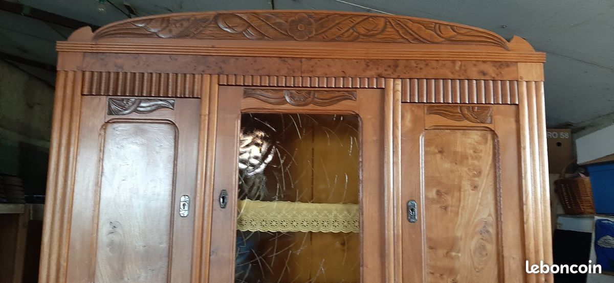 Meuble deux corps ancien (image 2)