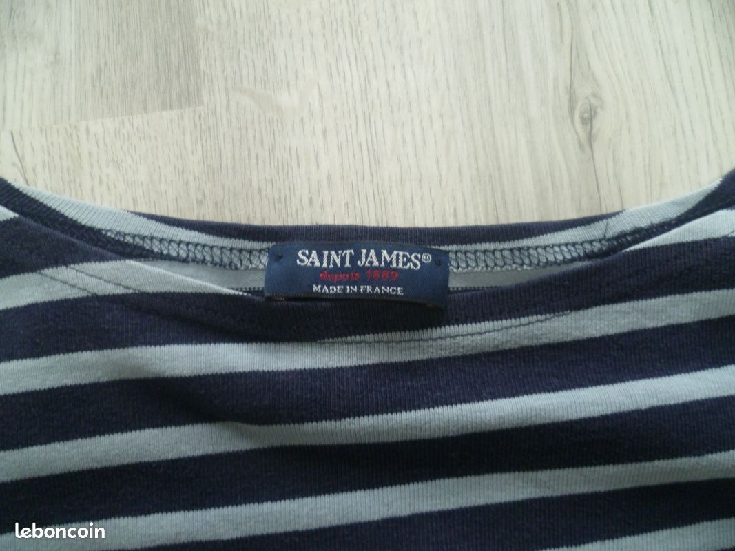 Saint James Pull Breton Made In France Pull Marin En Laine Saint