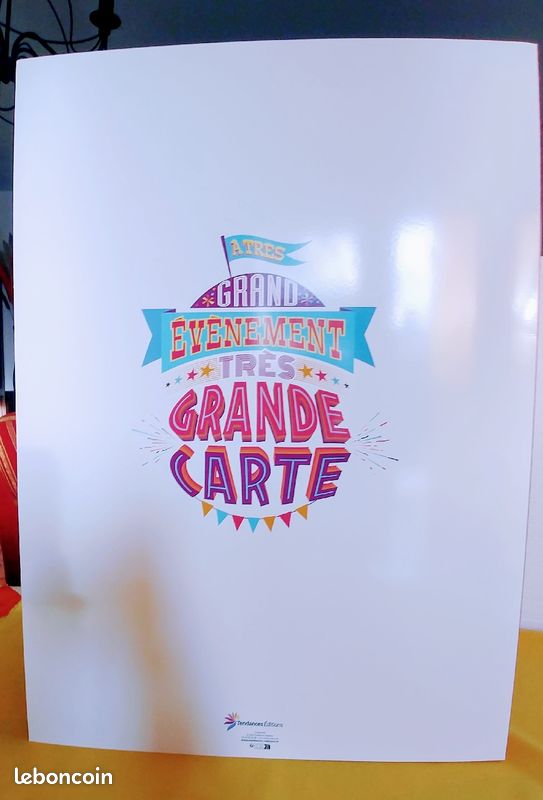 Géante Carte HAPPY BIRTHDAY 50X70cm Neuf (image 6)