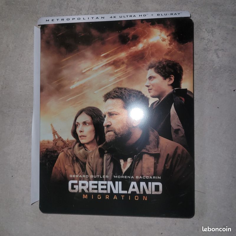 Groenland 2: Migration steelbook 4k Blu-ray ultra HD Gérard Butler (image 1)