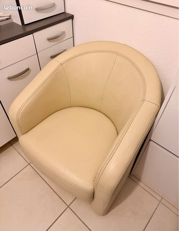 Fauteuil cuir (image 2)