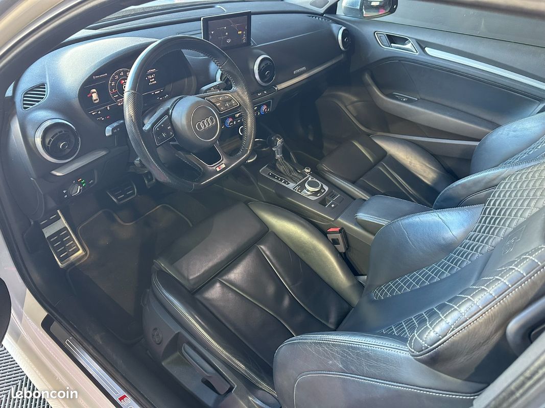 AUDI S3 SPORTBACK 8v2 2.0 TFSI 310ch S tronic 7 Quattro/ Toit ouvrant / Sièges RS /4 pneus neufs/Historique d'entreti (image 11)
