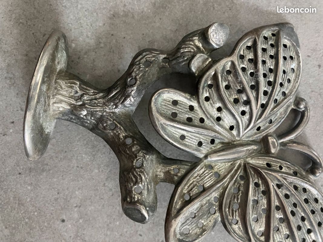 ANCIENNE CORBEILLE EN Métal Argenté EUR 28,00 - FR