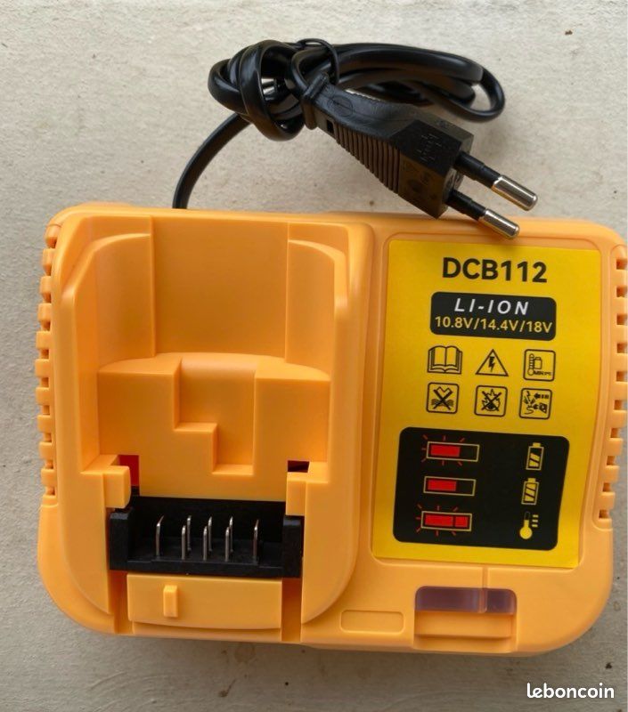 Chargeur DCB112 pour batterie DeWalt (image 1)