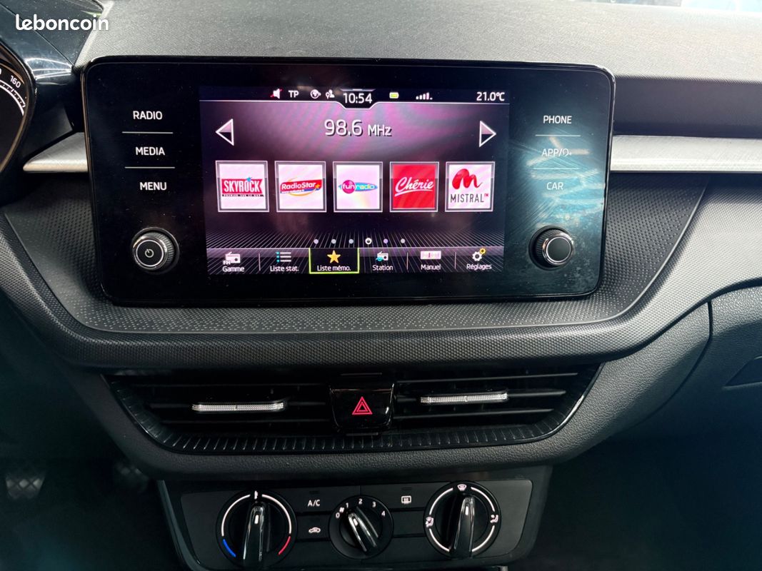 Skoda FABIA 1.0 TSI 95 CH BVM5 Ambition 2EME MAIN + CARPLAY + RADARS AV/AR + GARANTIE 12 MOIS (image 32)
