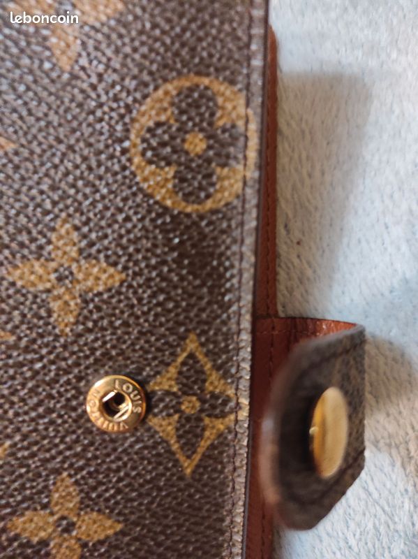 Couverture Agenda Louis Vuitton en cuir vernis Monogram