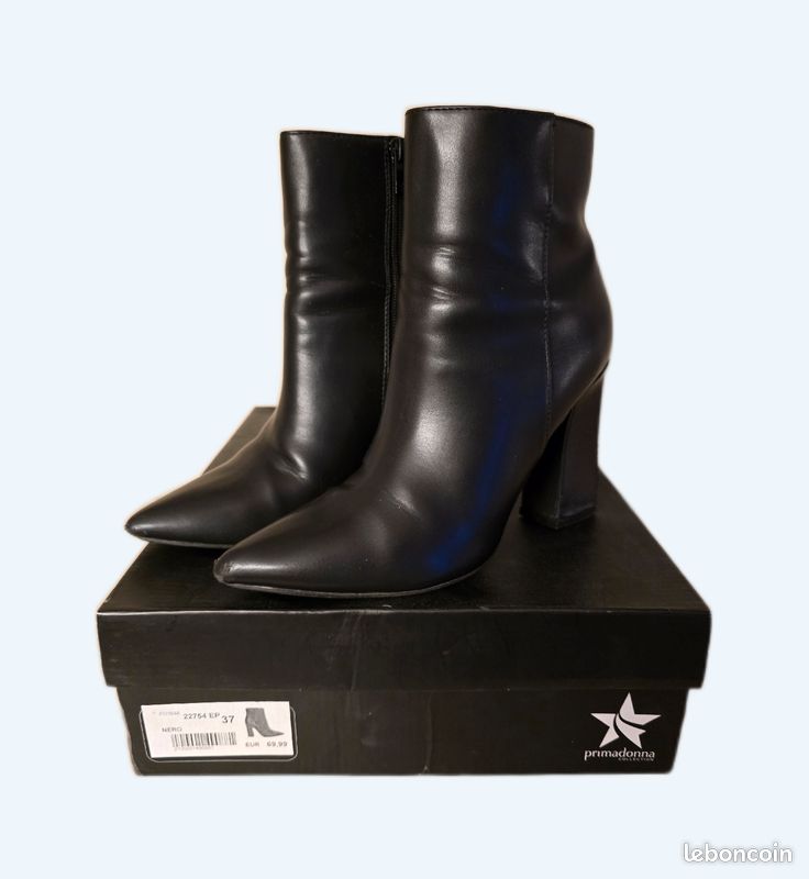 Bottines Noires Primadonna Chaussures