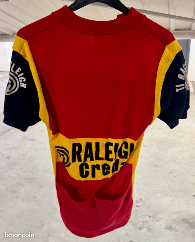 Maillot cycliste vintage - MAILLOT DE CYCLISME RÉTRO TI-RALEIGH Rouge - REDTED