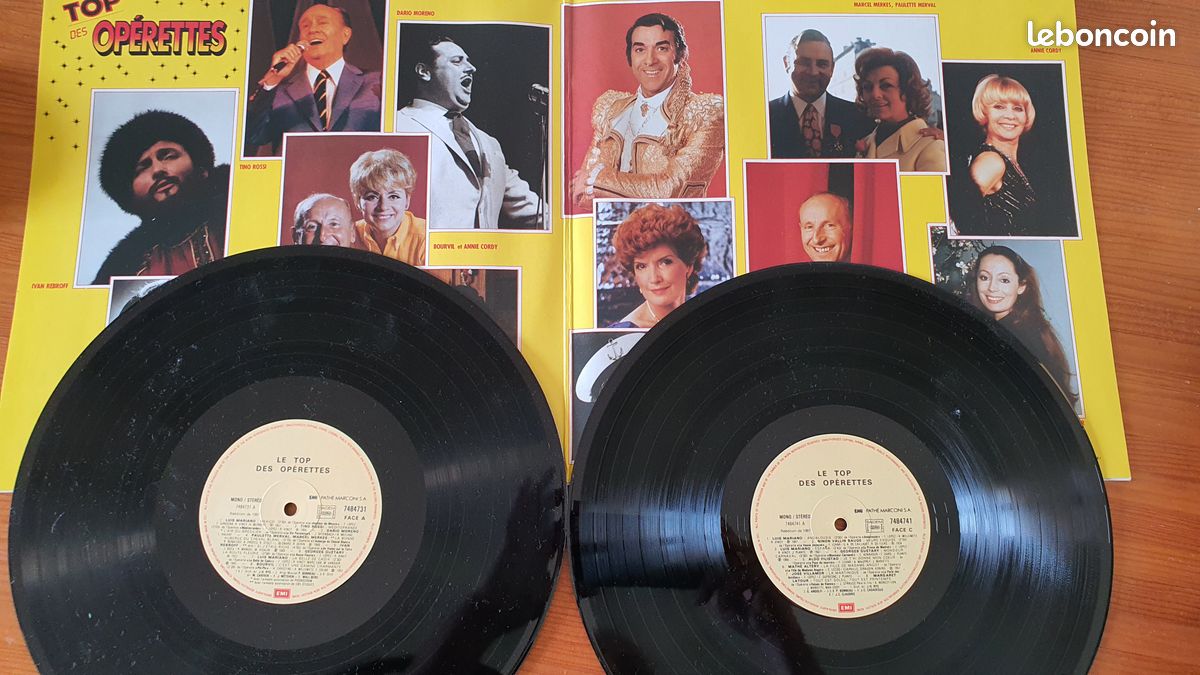 Lot de 4 Vinyls 33t - Top Opérettes / Le violon sur le toit / L'auberge du cheval blanc / Véronique (image 3)