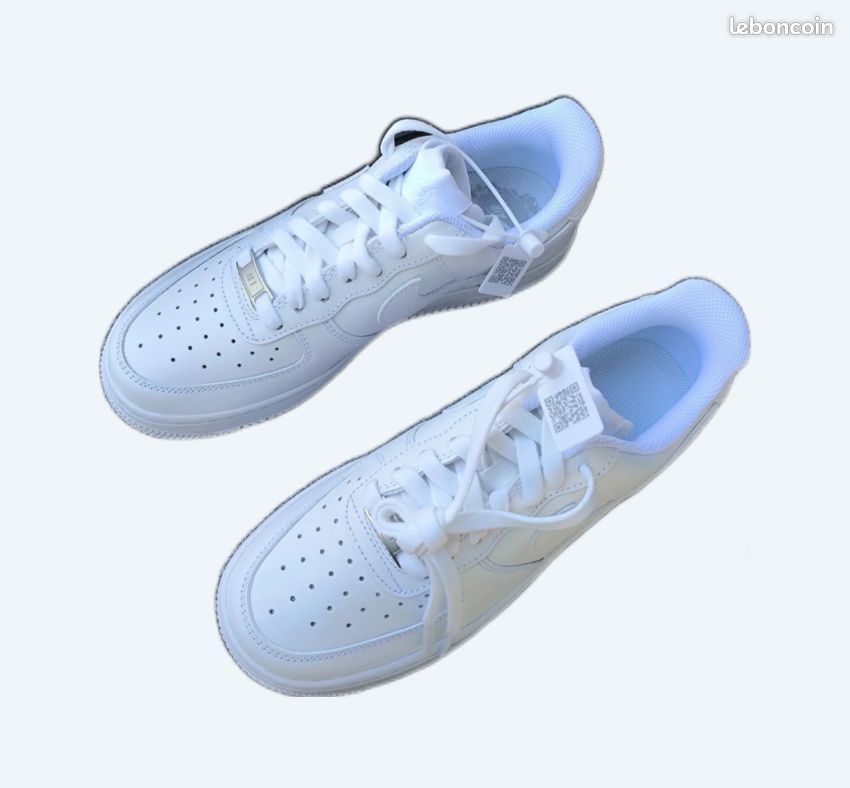 Sneakers Air Force One Blanche Femme 39 Baskets Basses Nike Air