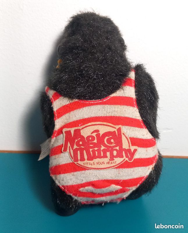 Lot De 2 Peluches Magical Murphy Années 80 – Singe Et Gorille Gris – Avec Quelques Défauts Mais Pleins De Charme Vintage !