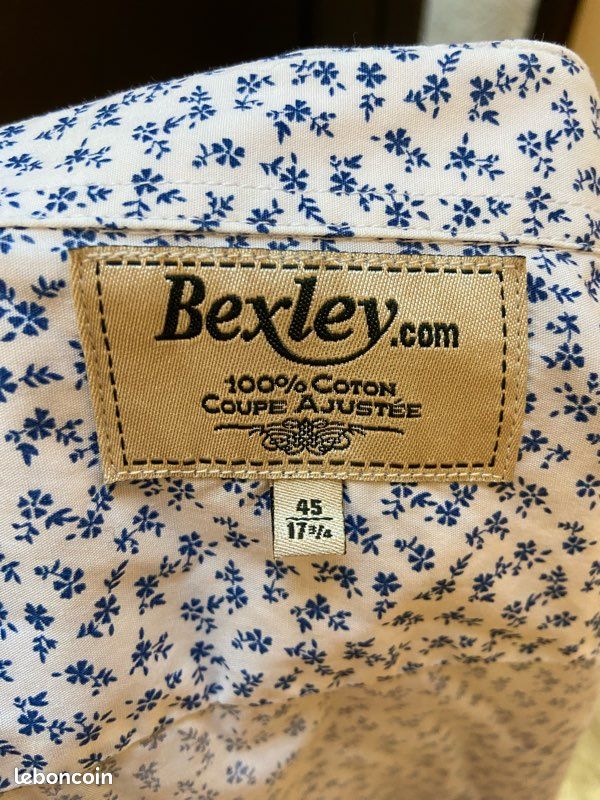 Chemise homme BEXLEY neuve taille 45 Vêtements